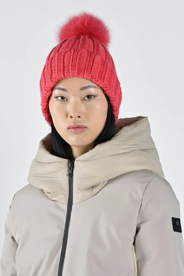 Cappello Pom Pelliccia