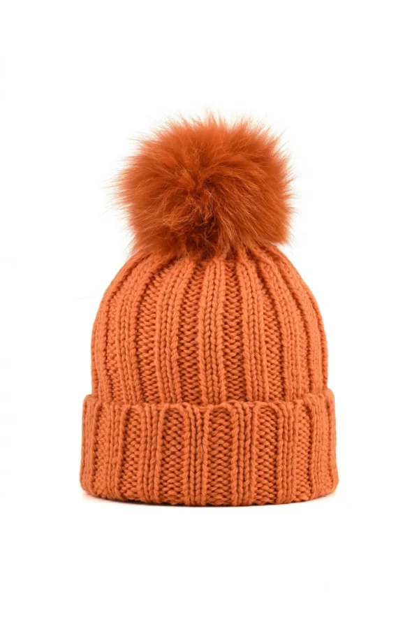 Cappello Pom Pelliccia