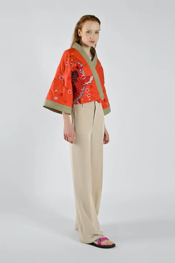 Kimono Zoe Manica Lunga